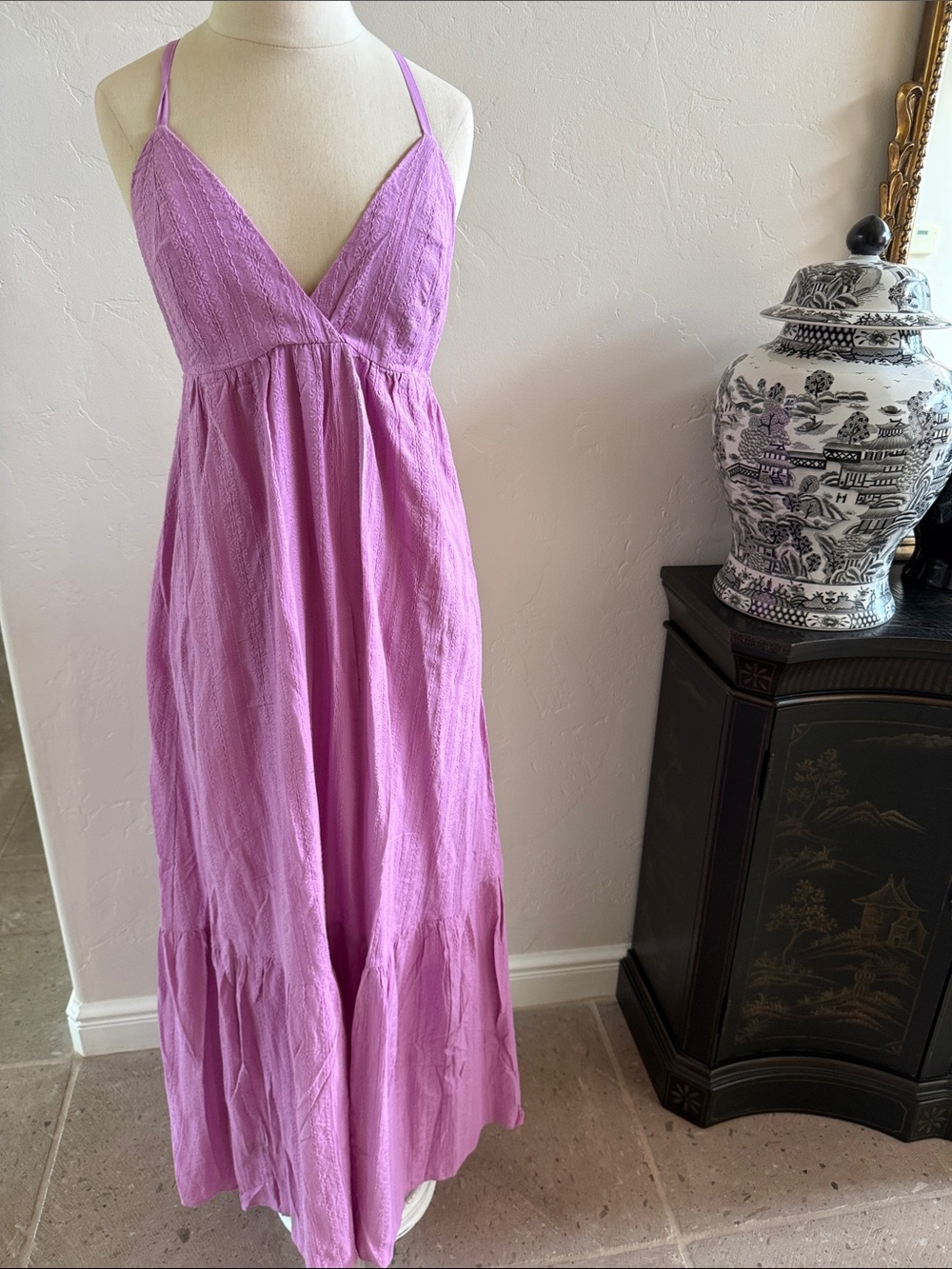 Marine Layer orchid cotton maxi dress Medium 
Like new. Never worn.